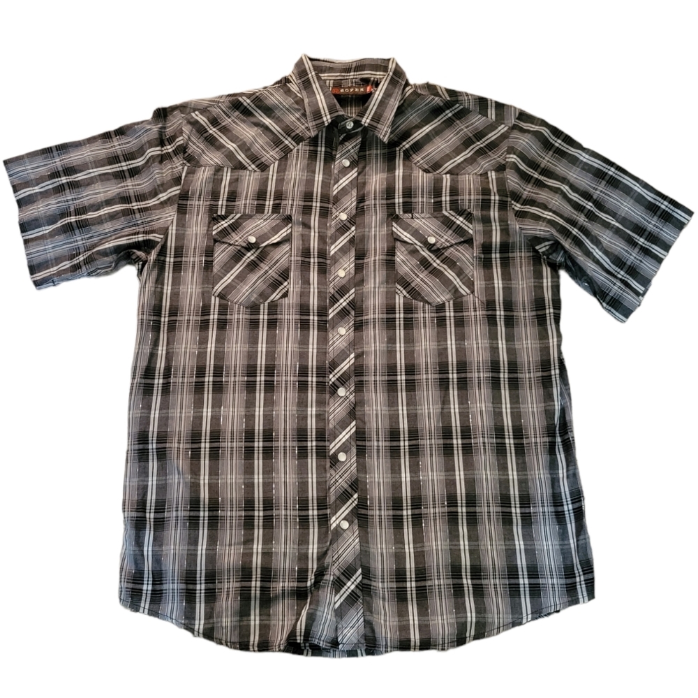 Roper Pearl Snap Shirt 2XL